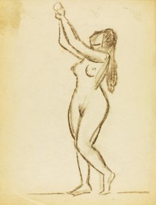 Nudo femminile in piedi