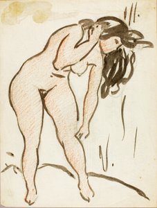 Nudo in piedi