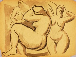 Tre nudi femminili
