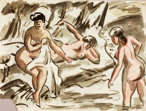 Tre nudi femminili da Carl Newman