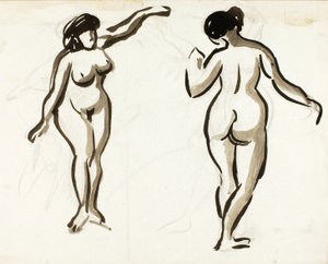 Due nudi femminili da Carl Newman