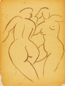 Due nudi femminili da Carl Newman