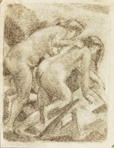 Due figure femminili nude da Carl Newman