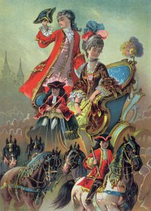 Nel carro, illustrazione da 