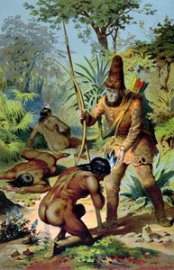 Robinson Crusoe e Venerdì, c.1880