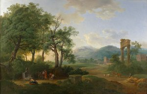 Paesaggio arcadico da Carl Philipp Schallhas
