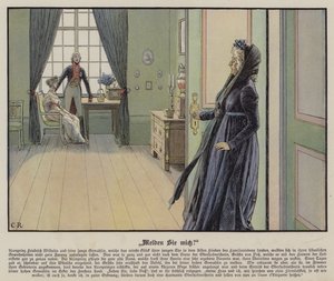 Il principe ereditario Federico di Prussia e la sua giovane moglie, la principessa Louise, si incontrano informalmente contro i desideri della contessa di Voss