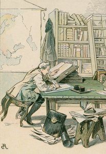 Federico il Grande (1712-1786) come Principe Ereditario a Kustrin da Carl Rohling