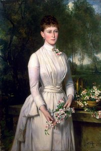 Ritratto della granduchessa Elizaveta Fyodorovna, 1864-1918, 1885 da Carl Rudolph Sohn