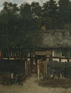 Casa colonica a Ferch sul lago Schwielowsee da Carl Schuch