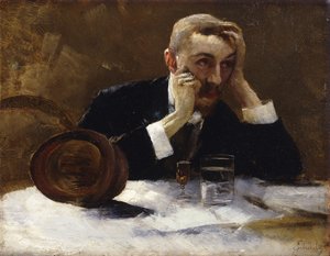Tardo autoritratto da Carl Schuch