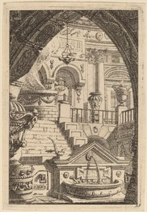 Fantasia di un tempio antico da Carl Schütz