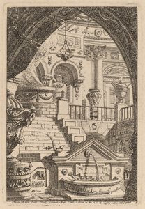 Fantasia di un tempio antico da Carl Schütz