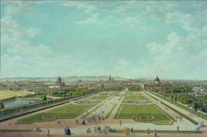 Vienna vista dal Belvedere Superiore da Carl Schütz
