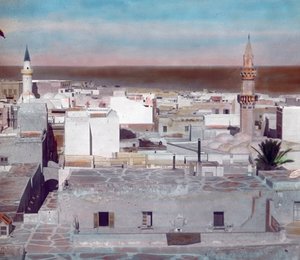 Nord del Marocco, vista della città di Fez, data immagine: circa 1910. Archivio Carl Simon da Carl Simon