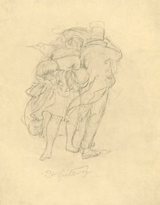 Bei Sturm und Regen da Carl Spitzweg