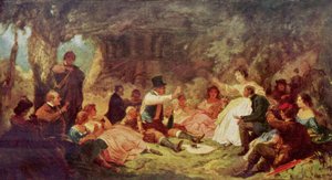 Il picnic da Carl Spitzweg