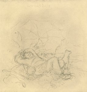 Der Landschaftsmaler I, metà-fine XIX secolo, c. 1924 da Carl Spitzweg
