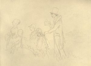 Der jüdische Magister, metà-fine XIX secolo, c1924 da Carl Spitzweg