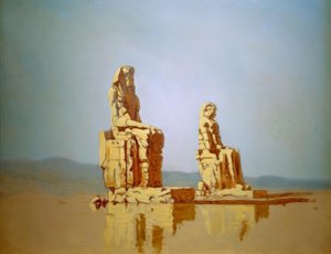I cosiddetti Colossi di Memnone in Egitto