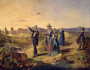 Inglesi nella Campagna da Carl Spitzweg