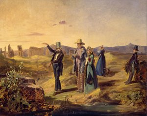 Inglesi nella Campagna da Carl Spitzweg
