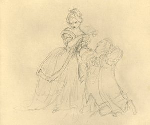 Erhӧrung, metà-fine XIX secolo, c1924 da Carl Spitzweg