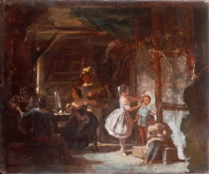 Dietro le quinte da Carl Spitzweg