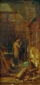 In biblioteca da Carl Spitzweg