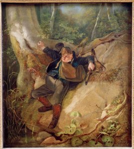 Incidente di caccia da Carl Spitzweg