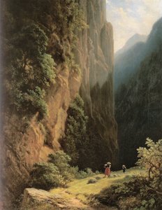 Mietitrici in montagna da Carl Spitzweg