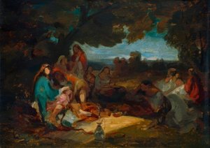 Società orientale da Carl Spitzweg