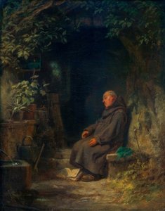 Vecchio eremita dormiente da Carl Spitzweg