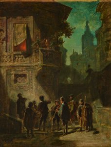 Serenata spagnola dal Barbiere di Siviglia da Carl Spitzweg