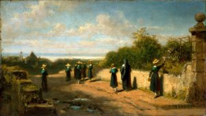 Collegio femminile in passeggiata