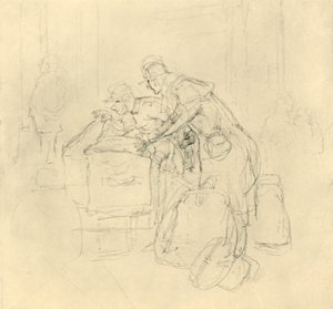 Zollvisitation II da Carl Spitzweg
