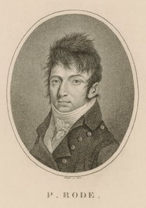 Ritratto del compositore Pierre Jacques Joseph Rode, 1813 da Carl Traugott Riedel
