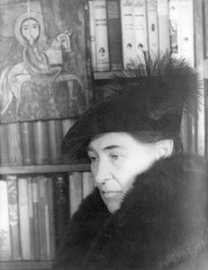Willa Cather (1873-1947) 22 gennaio 1936 (foto b/n)