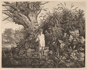 Fanciulla che fa il bagno da Carl Wilhelm Kolbe
