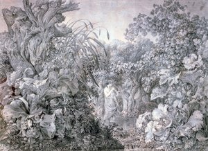Una ragazza nel bosco di Weidenau, c. 1777-1835