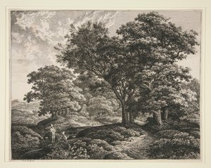 Paesaggio da Carl Wilhelm Kolbe the elder