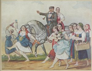 Proprietario terriero e il suo harem, 1830-1840
