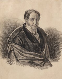 Ritratto di Alexander Ivanovich Lorer, 1820s da Carl von Hampeln