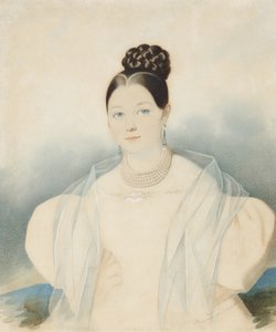 Ritratto della Contessa Ekaterina Alexandrovna Zubova, nata Obolenskaya 1811-1843, 1830s