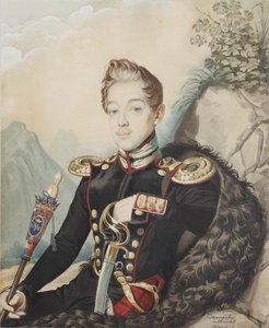 Ritratto di Vasily Petrovich Milyukov 1814-1872, 1839
