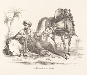 Un Mamelucco a Riposo da Carle Vernet