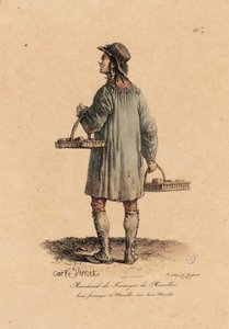 Un mercante di formaggi delle Marolles da 