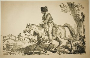 Artigliere a cavallo da Carle Vernet