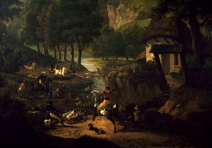 Caccia a una corsa da Carle Vernet