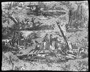 La Route de Jouy (La strada per Jouy) (Tessuto d